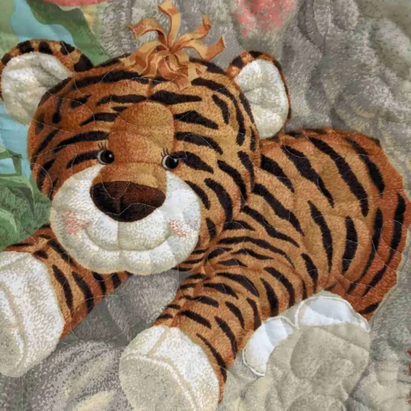 Jungle Friends Baby Quilt, baby quilts by theme