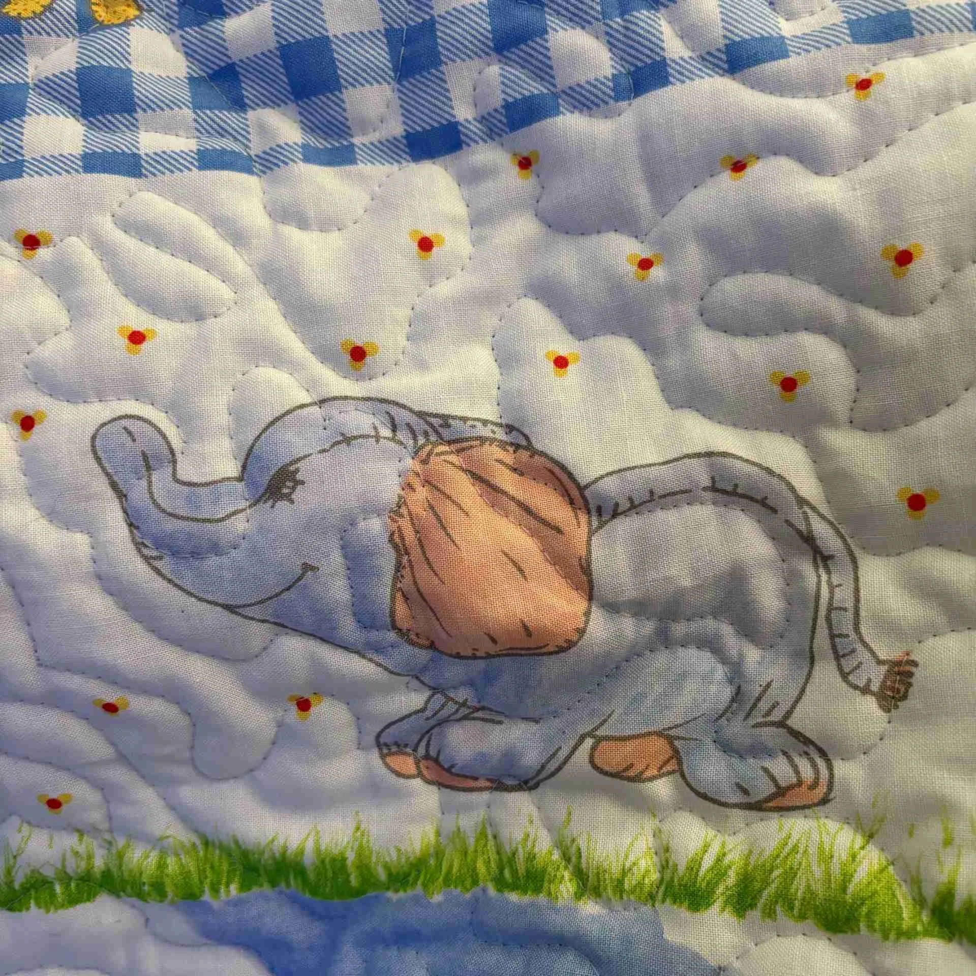 Duckling Baby Quilt detail 2