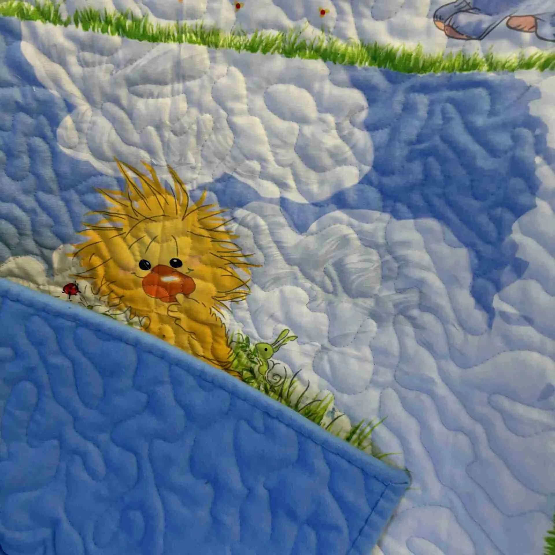 Duckling Baby Quilt detail 3