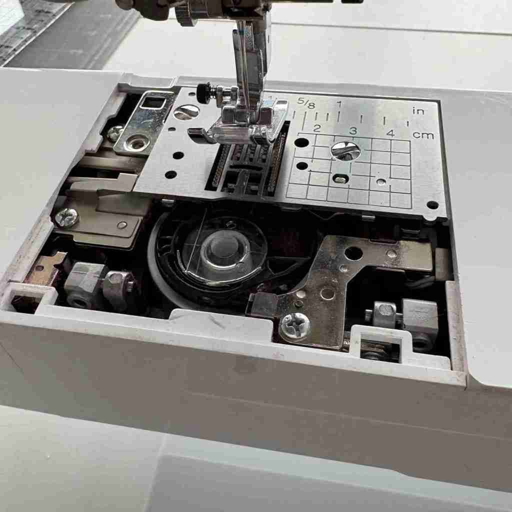 cleaning sewing machine