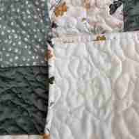 Patchwork with backing