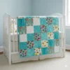 fish patchwork on crib