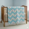 baa baa baby sheepon brown crib