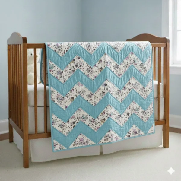 baa baa baby sheepon brown crib