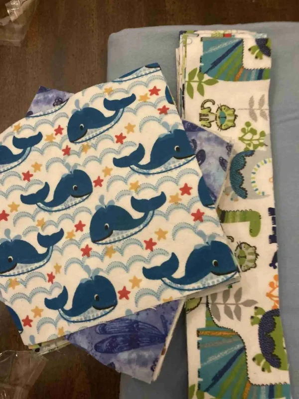 blue tones i spy quilt kit