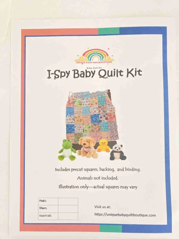 neutral ispy quilt kit