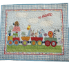 All Aboard Animal Train Panel Baby Quilt Kit