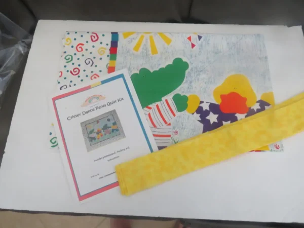 critter dance quilt kit items