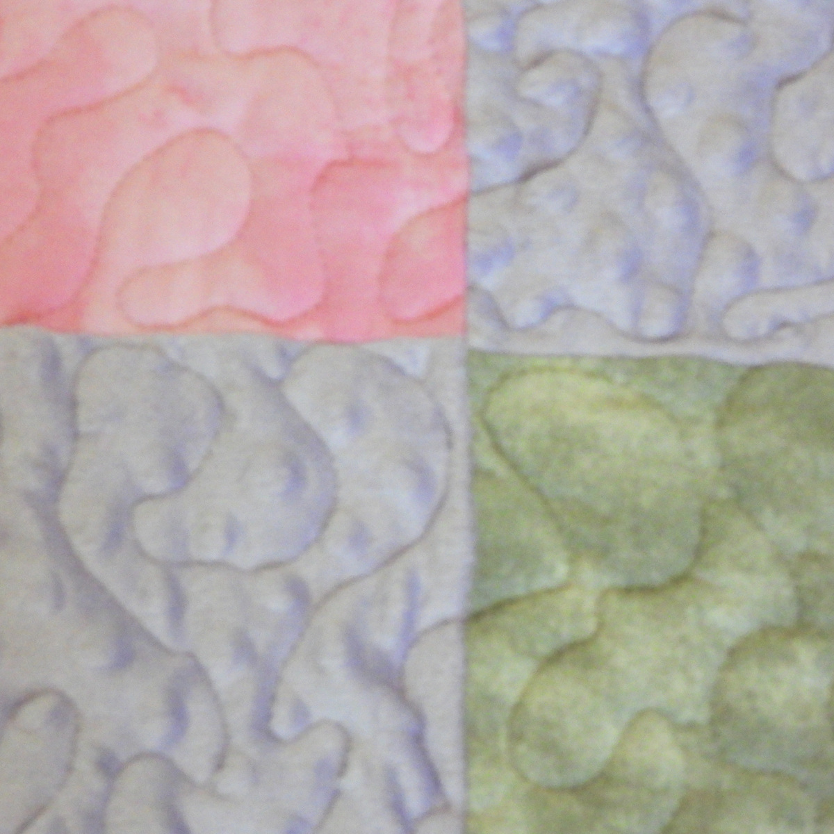 Kittens & cuddles baby quilt detail 5