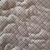 pink plaid square for duck patchwork