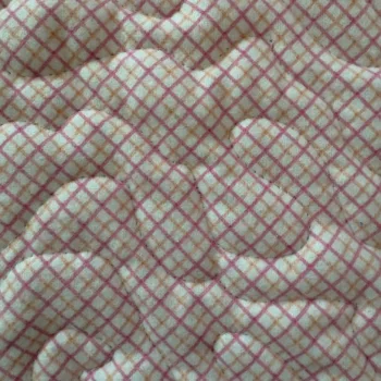 Pink Plaid Square
