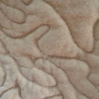 peach flowers baby quilt backing