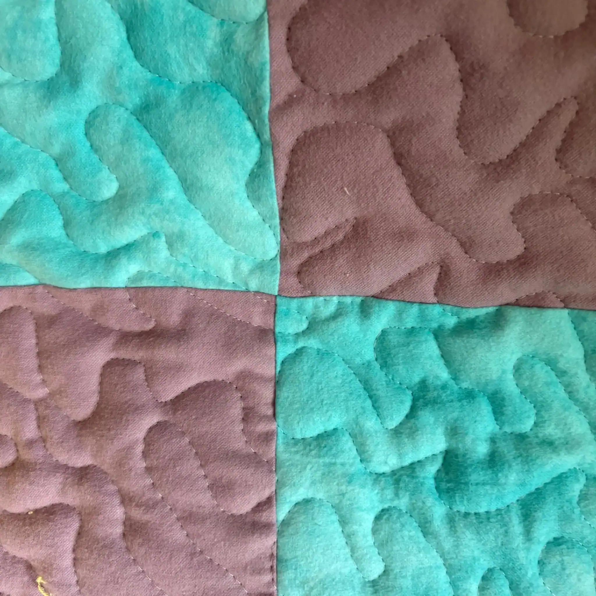 Giraffe Giggles Baby Quilt detail 4