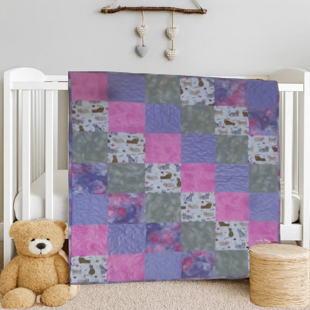 Kittens & Cuddles Baby Quilt - Image 3