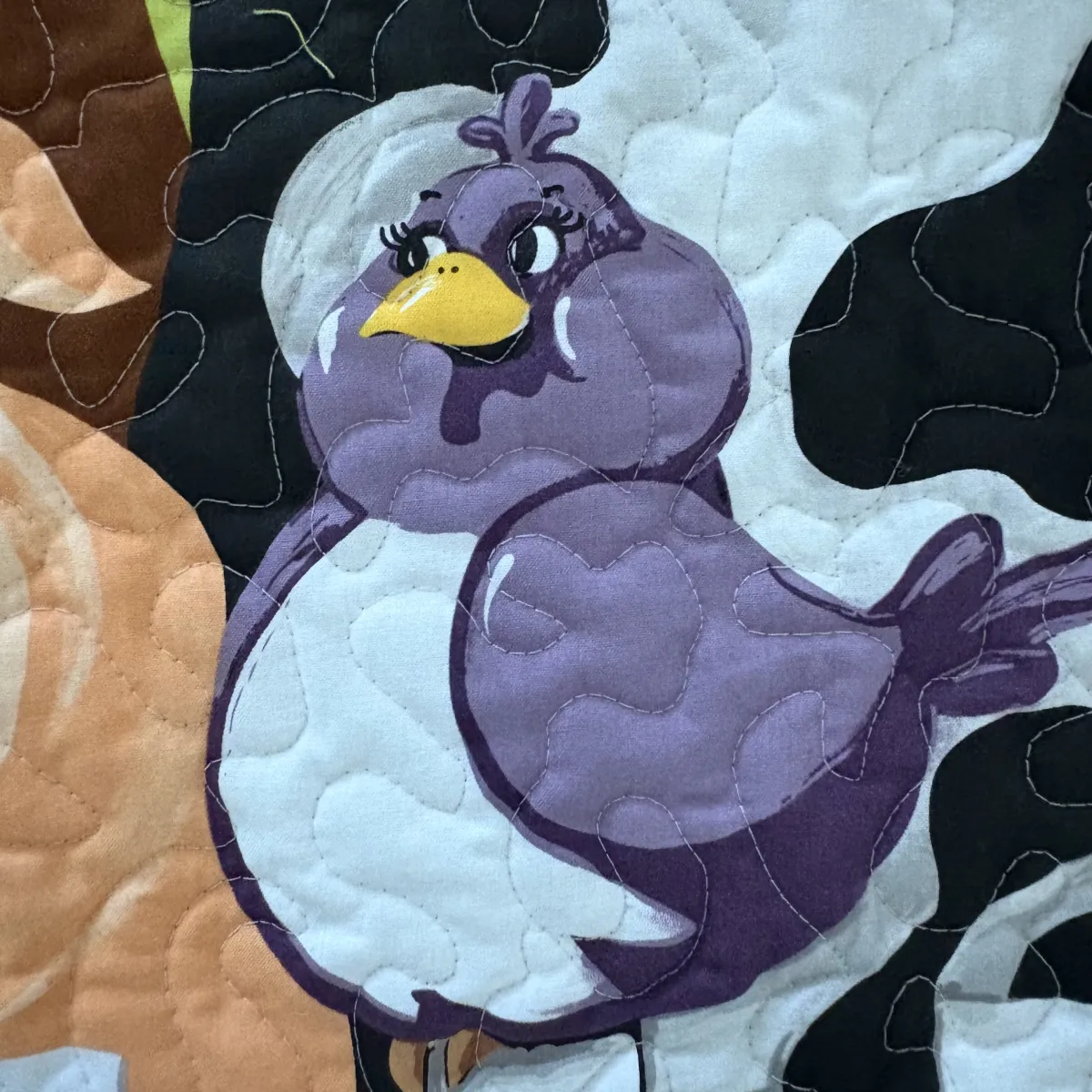 Barnyard Buddies Baby Quilt detail 3