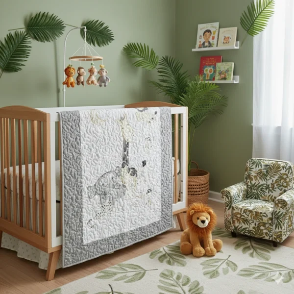dream safari on sideways crib