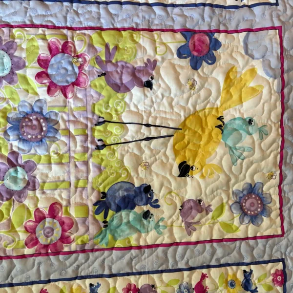 Birds and Blooms detail 3