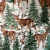 winter wonderland deer
