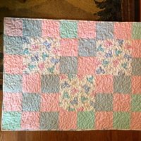 pastel ponies dream baby quilt