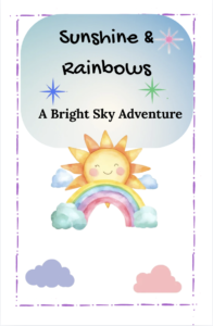 sun and rainbows storybook cover