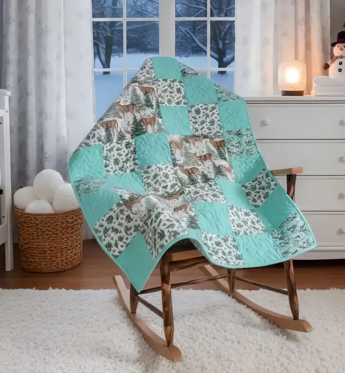 Dinosaur Dynamite Baby Quilt