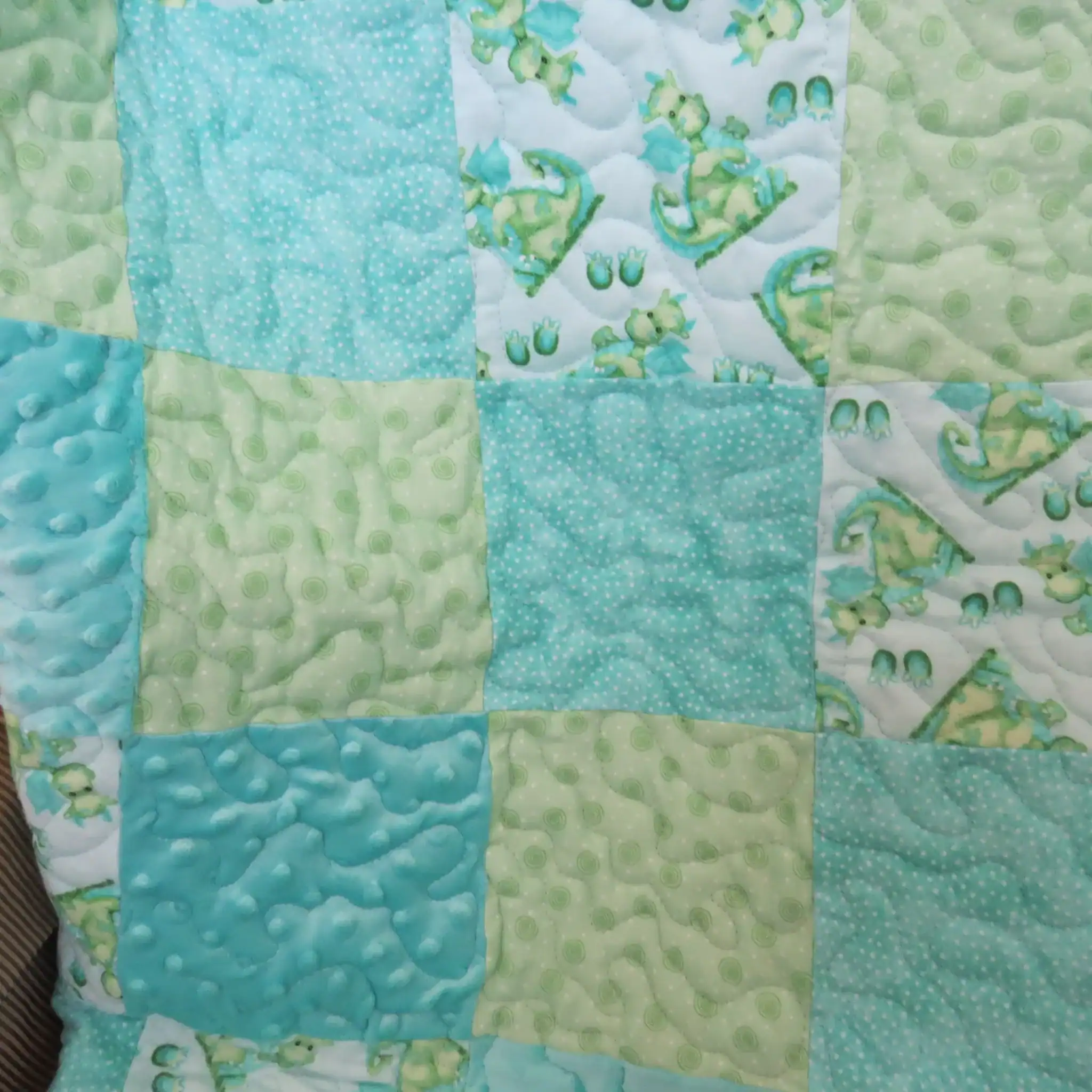 Magic Dragon Baby Quilt detail 2