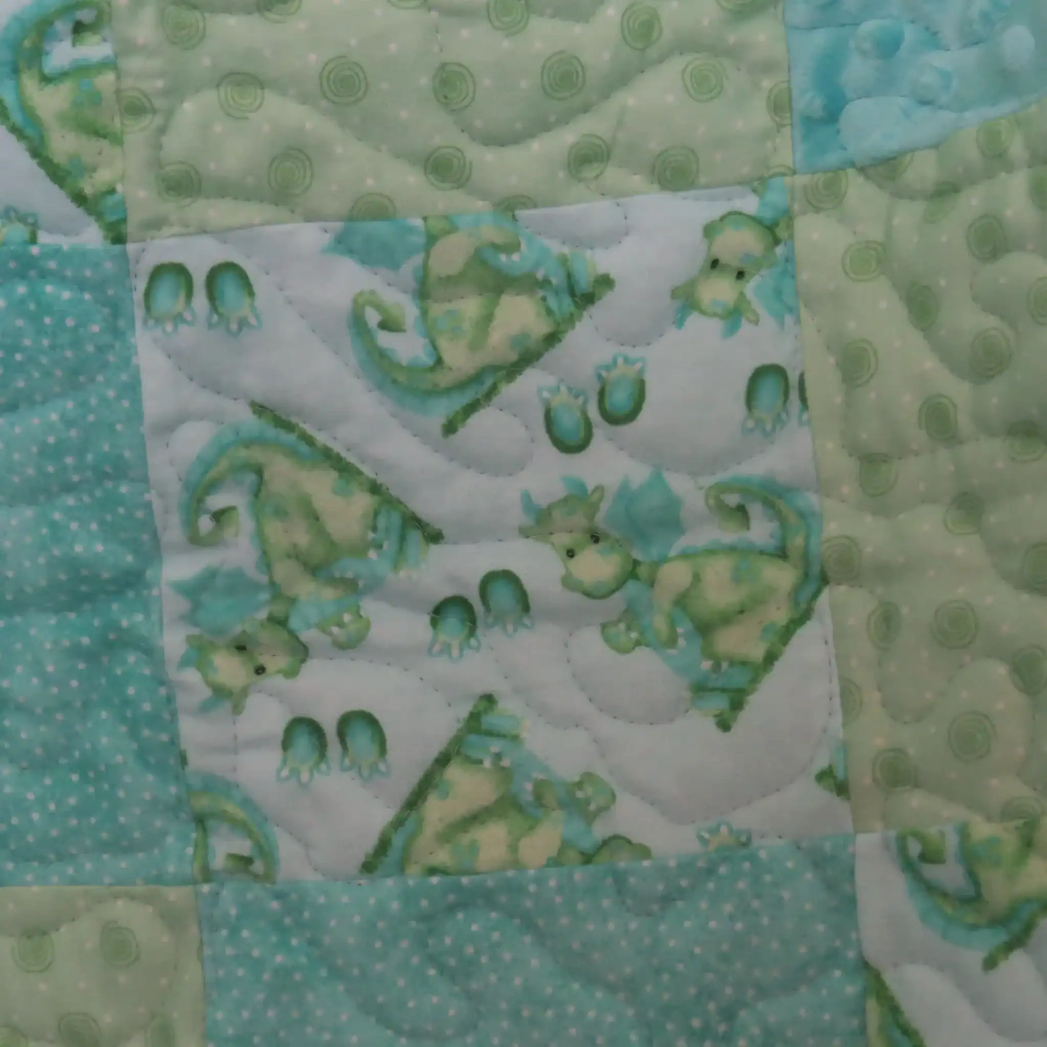 Magic Dragon Baby Quilt detail 3