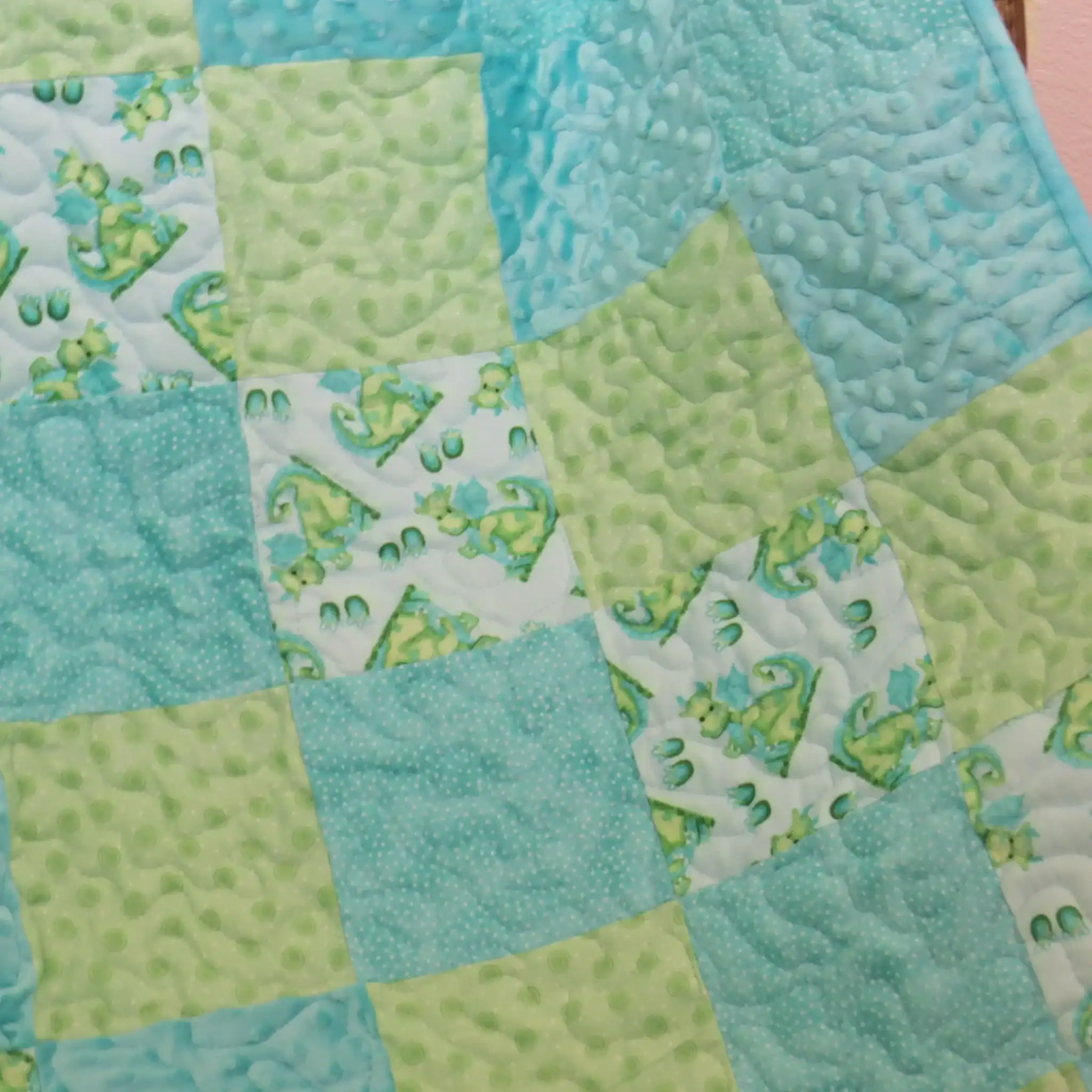 Magic Dragon Baby Quilt detail 4