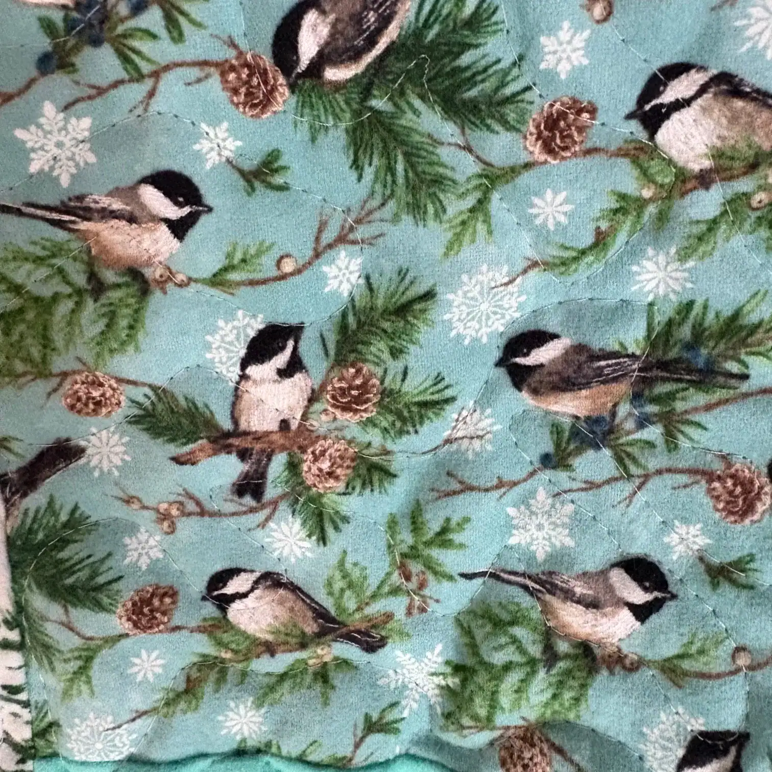 Winter Wonderland Baby Quilt detail 3
