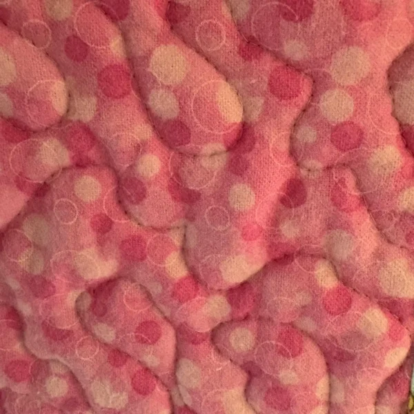 Bright Blooms Baby Quilt detail 3