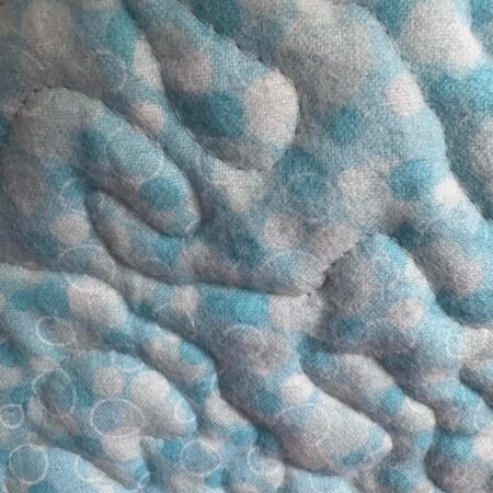 Bright Blooms Baby Quilt detail 6