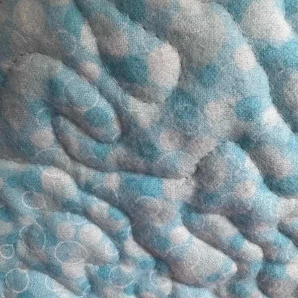 Bright Blooms Baby Quilt detail 6