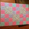 Bright Blooms Baby Quilt full