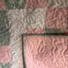 Blooms & blush baby quilt close up4