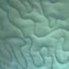 teal and gray baby quilt detail 3