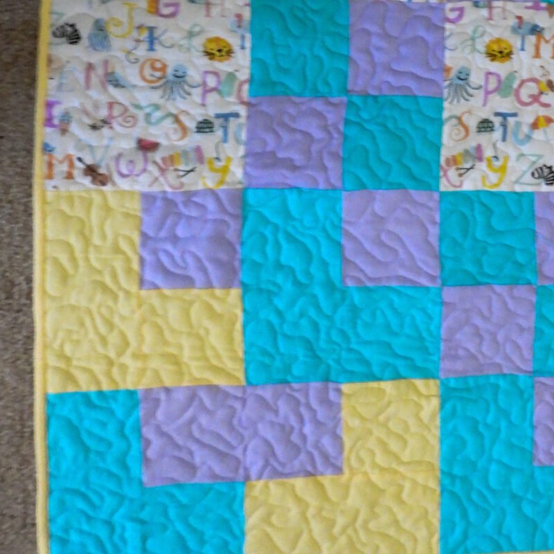Animal ABC Baby Quilt product photo