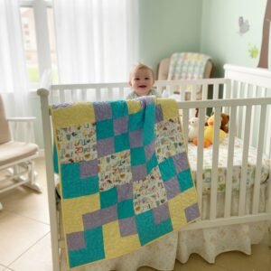 animal abc on crib