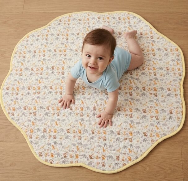 safari snuggles playmat