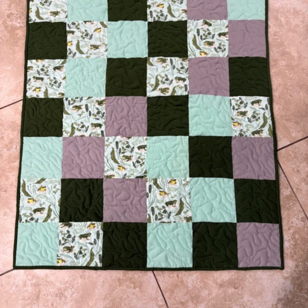 frogs in ferns quilt full size