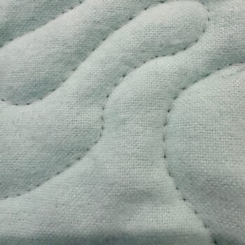 frogs in ferns quilt detail 3