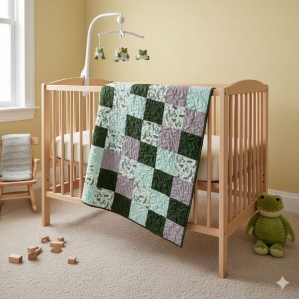 frogs in ferns quilt