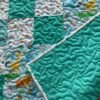 safari stars baby quilt detail 1