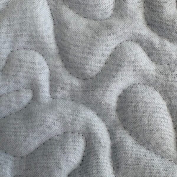 blue trucks baby quilt detail 3