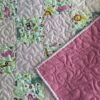 pink safari baby quilt detail 2