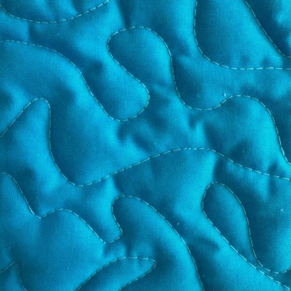 unicorn patchwork quilt detail 3