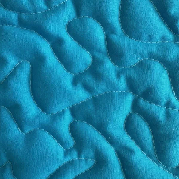 unicorn patchwork quilt detail 3