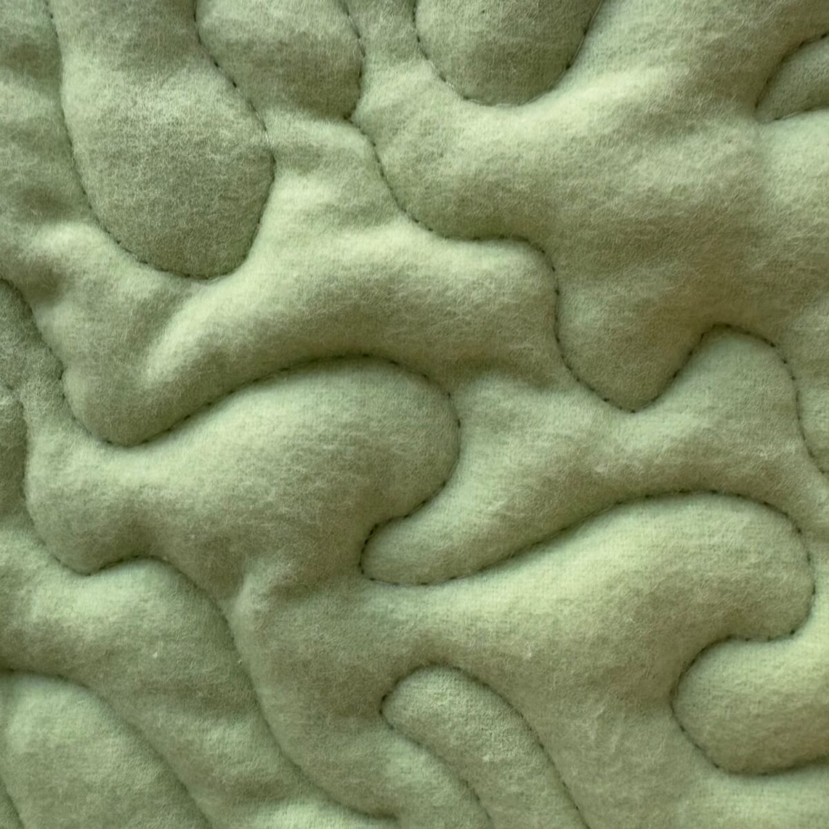 Fern Forest Baby Quilt Detail A