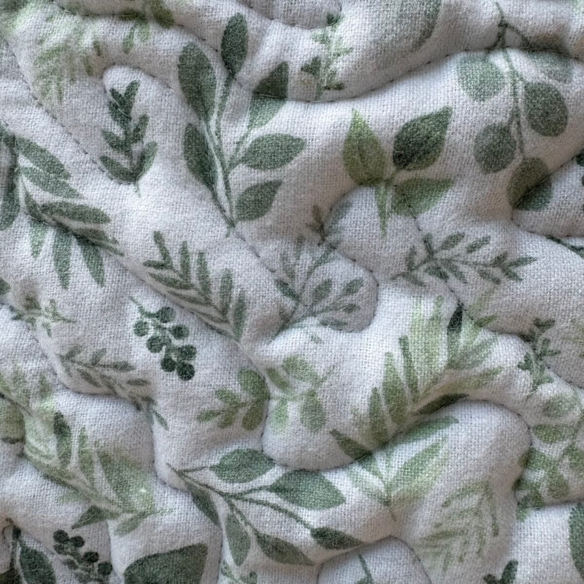 Fern Forest Baby Quilt Detail d