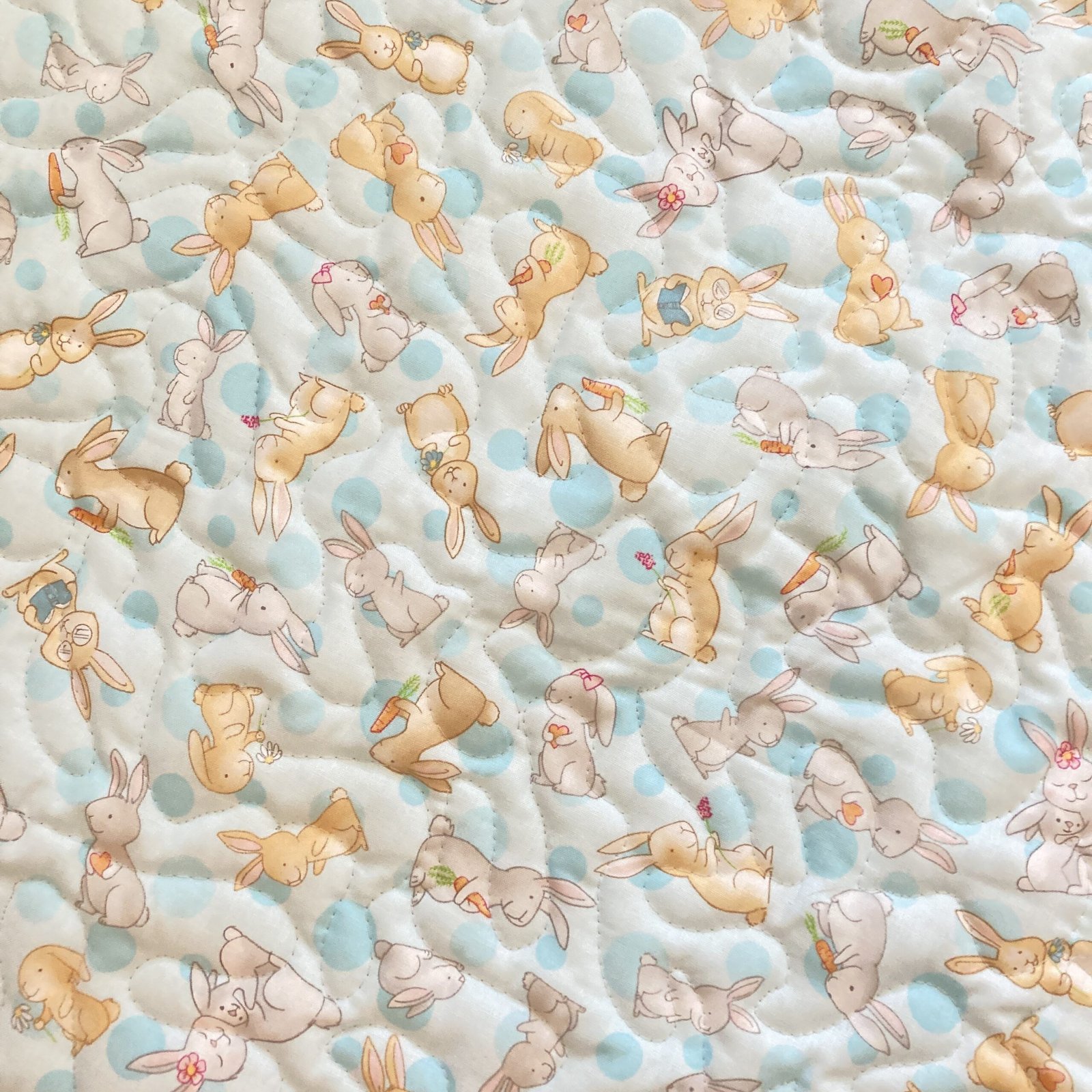 Bunny garden playmat