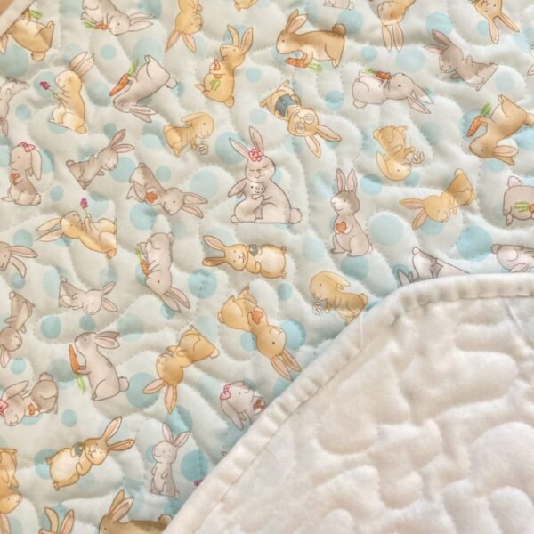 Bunny garden playmat